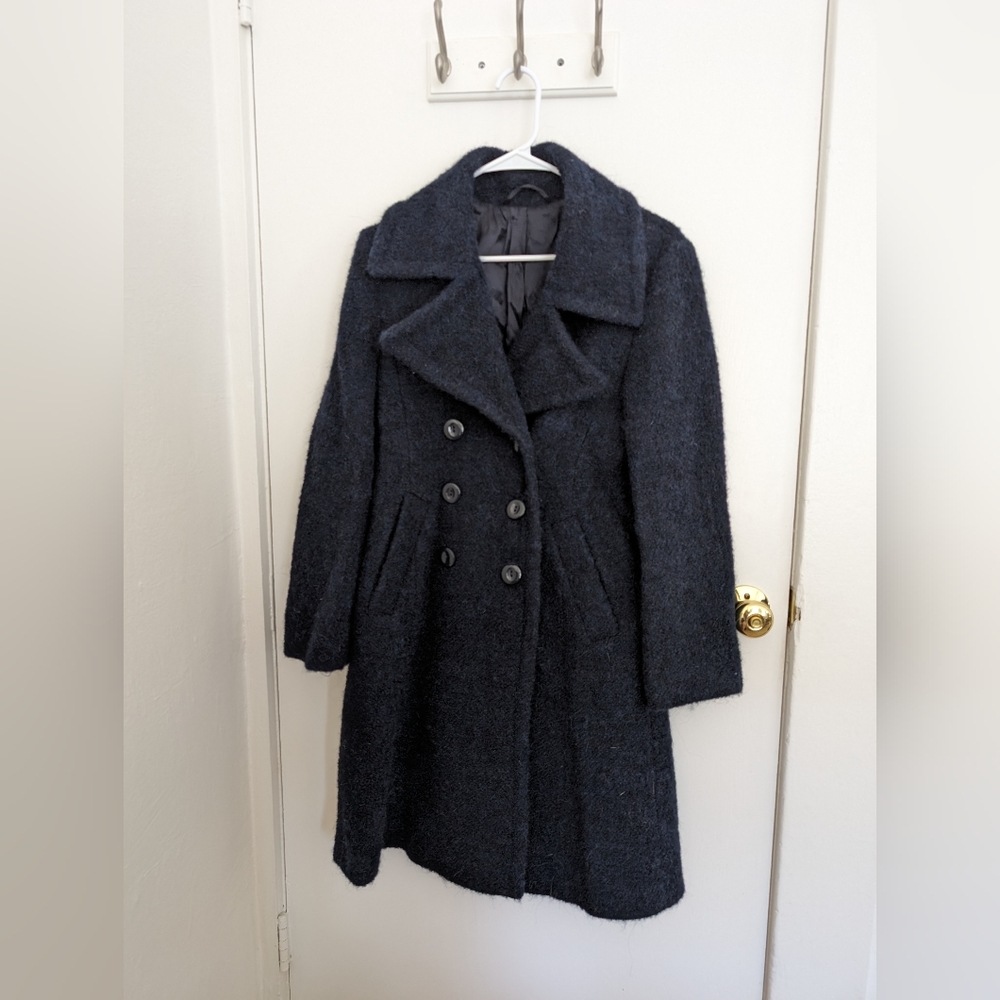 & Other Stories Navy short coat US 4